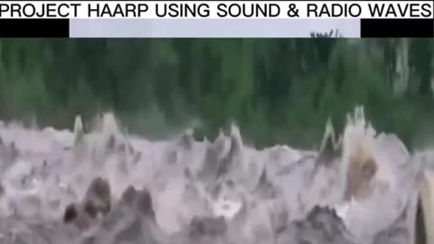 sound and radio waves experience on water conducted by HAARP