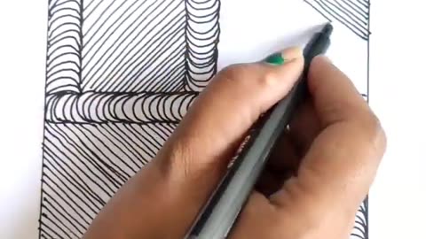 Easy draw 3D illusion drawing