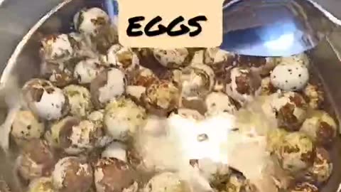 Boiled Quail Eggs for Brunch