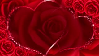 Heart rose together romantic [Free Stock Video Footage Clips]