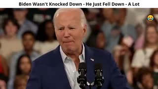 Joe Biden Wasn't Knocked Down