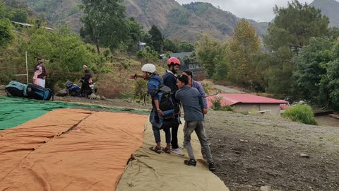 First time Doing Paragliding | Live Death experience | Paragliding Is Dangerous Watch till End 😳