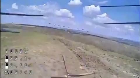 ‼️🇷🇺⚡️The operator of an FPV drone of the AKHMAT special forces hit a dugout of the ...