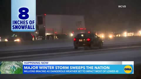 State prepares for heavy snow, high winds l GMA