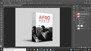 How to design packaging for an Afro Beat drum kit (Rema drum kit) in adobe photoshop cc