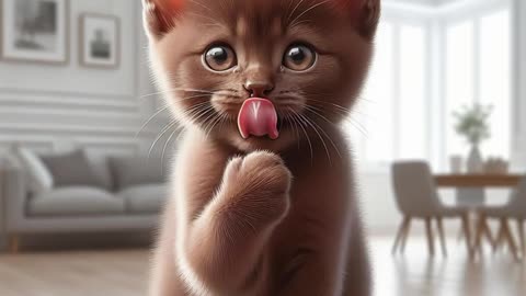 Cute Kitten (Cat Breeds From All Around The World)