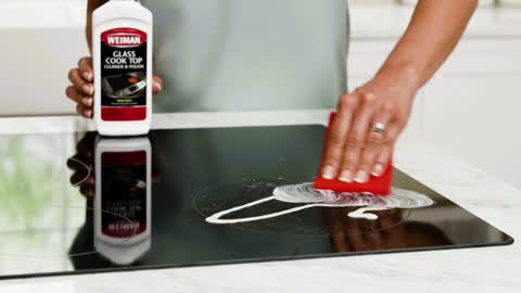 Weiman Cooktop and Stove Top Cleaner Kit - Glass Cook Top Cleaner and Polish