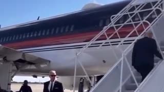 JUST IN - Donald Trump boards plane, heads to East Palestine, Ohio