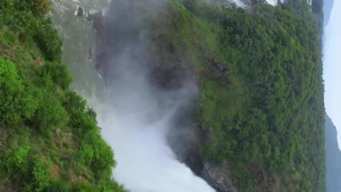 The magical nature with water fall