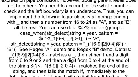 Flawed logic with RegEx and numeric ranges