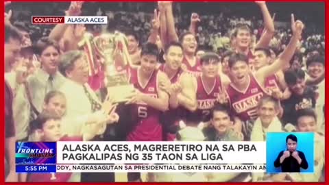 Alaska Aces, magreretiro na sa PBA matapos ang 35 taon