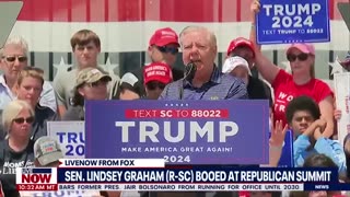 Lindsey Graham.. Was booed at Trump event in South Carolina ..