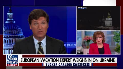 Tucker Carlson on the Russia-Ukraine conflict: "The person who is suffering most in this war is Joy Behar."