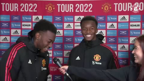 Elanga & Laird React To Pre-Season So Far! | Man Utd 4-1 Melbourne Victory