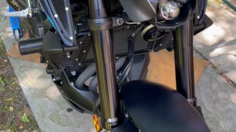 Yamaha MT 03 walk around M4 street slayer exhaust