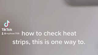 how to check heat strips