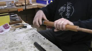 Pool Cue Building-One Piece Handle/Core On Coos Cue