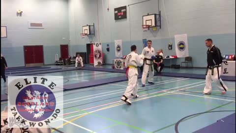 Tae Kwon Do Sparring Isle of Arran Elite Scotland ITF