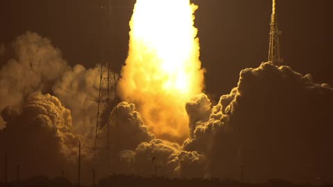 Slow Motion Liftoff of NASA's Artemis I Moon Rocket