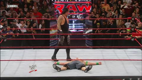 The Undertaker betrays John Cena after star-studded match Raw, Nov