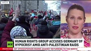 Human rights group accuses Germany of hypocrisy amid anti-Palestinian raids