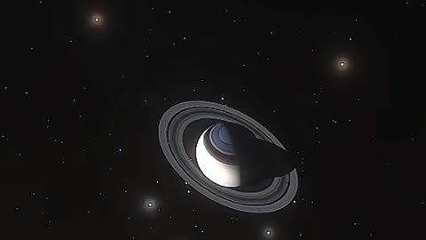 Saturn and its moons