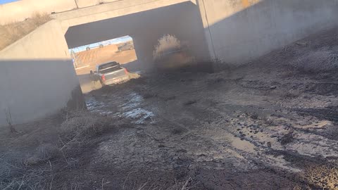 Truck=mud puddle