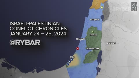 ❗️🇮🇱🇵🇸🎞 Highlights of the Israeli-Palestinian Conflict on January 24-25, 2024