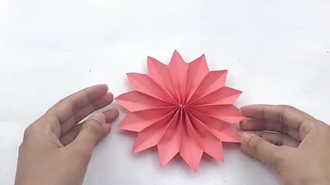 How to make flower out of paper.