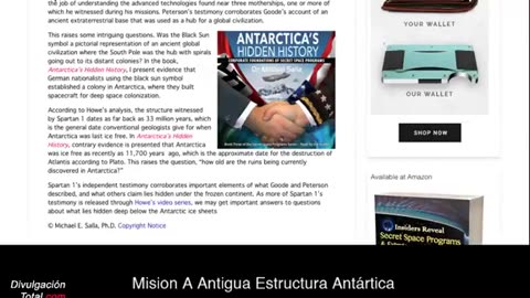 Misión A Antigua Estructura Antártica
