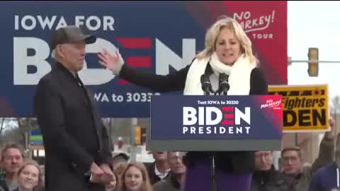 Joe biden sucking at his job and his wife's finger