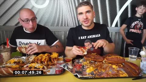 Crazy Hot Dog Eating Challenge