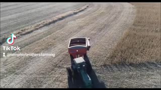 Soybean Harvest 2023 Drone Footage