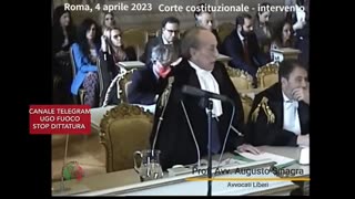 🔴💣MAGNIFICO INTERVENTO DEL PROFESSOR AUGUSTO SINAGRA