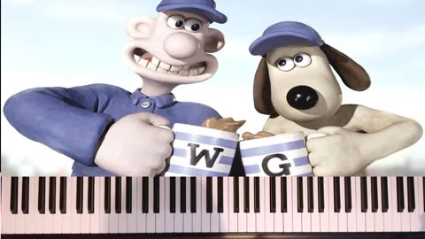 Wallace and Gromit Theme on Piano