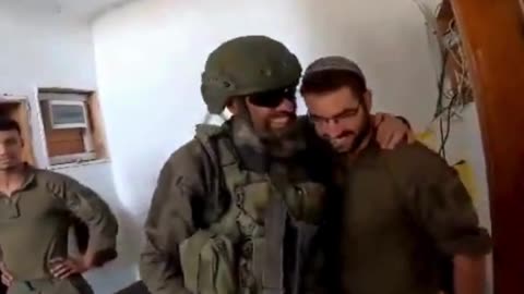 A heartwarming reunion in Gaza - a father and son serving in the Israel Defense