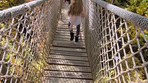 Gatlinburg rope bridge