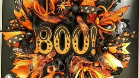 50+marvellous and elegant Halloween wreath 2k23 trends