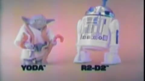 Star Wars 1981 TV Vintage Toy Commercial - Empire Strikes Back Action Figures Yoda & R2-D2