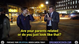 James O’Keefe attends the protest against him at UPitt