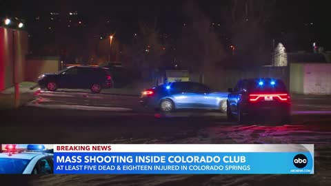 5 dead after mass shooting at Colorado club
