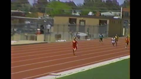 K-Rags in the 200m as a kid