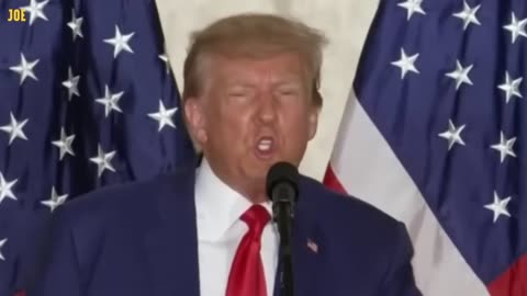 Just the most bizarre moments from Donald Trump's post arrest speech