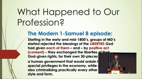 Robert Lowry MD: "What happened to our profession? 'Physician' to 'Provider'" Oct 2022 Truth Summit