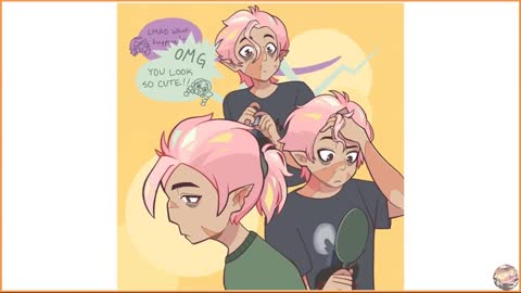 57_THE OWL HOUSE COMIC - HUNTER GETS HIS HAIR DYED