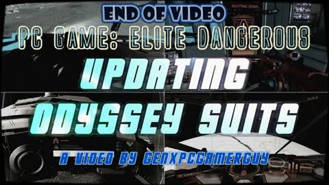 Elite Dangerous - Updating Odyssey Suits