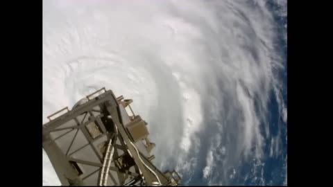 Hurricane idalia is seen from the international space - NASA new Video goes Viral