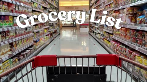 Grocery List Commercials