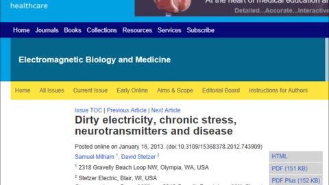 Dirty Electricity Effects Including Ear Ringing and Other Health Effects