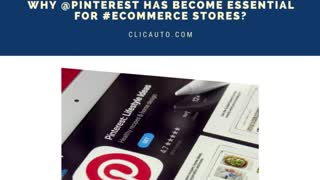 📍WHY @Pinterest HAS BECOME ESSENTIAL FOR #ecommerce STORES?